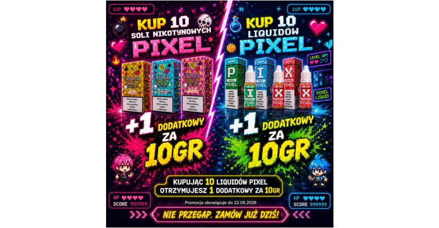PROMOCJA PIXEL 10+1 – Oferta ograniczona czasowo!