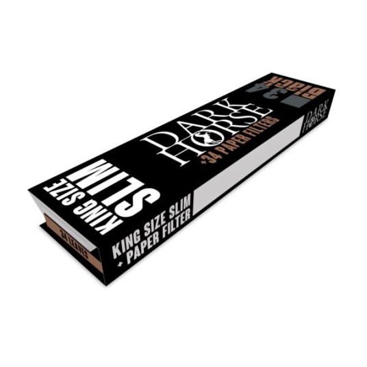 Bibułki DARK HORSE King Size Black 14g + Filtry -zdjęcie numer 1