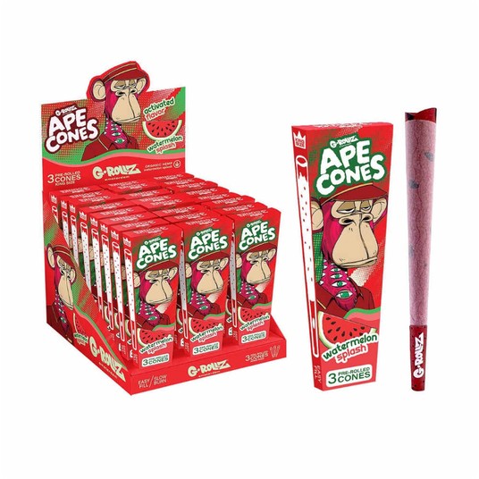 Bibułki G-ROLLZ Ape Cones Watermelon Splash -zdjęcie numer 1