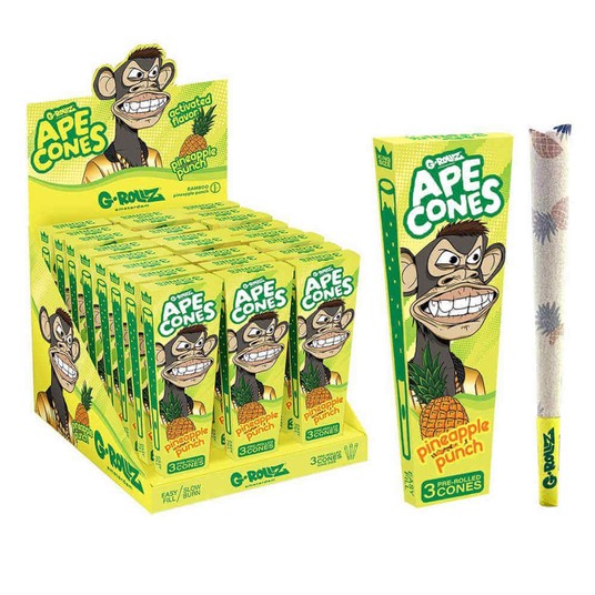 Bibułki G-ROLLZ Cones Pineapple Punch -zdjęcie numer 1