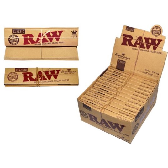 Bibułki RAW King Size Slim + Filtry -zdjęcie numer 1