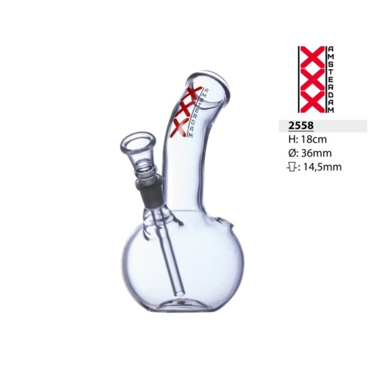 Bongo Szklane Bullet AMSTERDAM XXX 18cm -zdjęcie numer 1