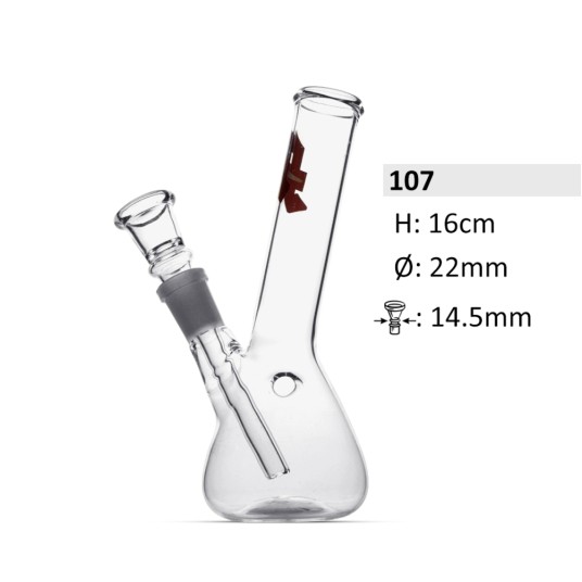 Bongo Szklane Bullet Apothek 16cm -zdjęcie numer 1