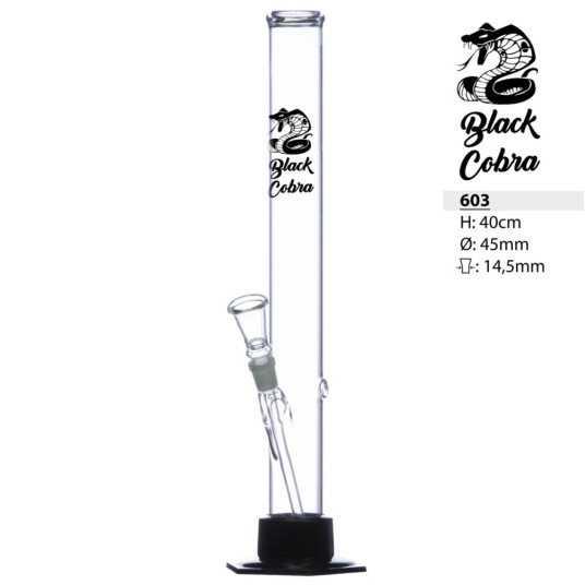 Bongo Szklane Bullet Black Cobra 40cm -zdjęcie numer 1