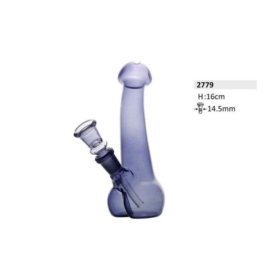 Bongo Szklane Bullet Blue Dick 16cm -zdjęcie numer 1