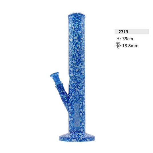 Bongo Szklane Bullet Blue Zyllinder 39cm -zdjęcie numer 1