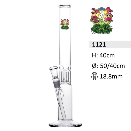 Bongo Szklane Bullet Mushrm Cylind Perculator 40cm -zdjęcie numer 1