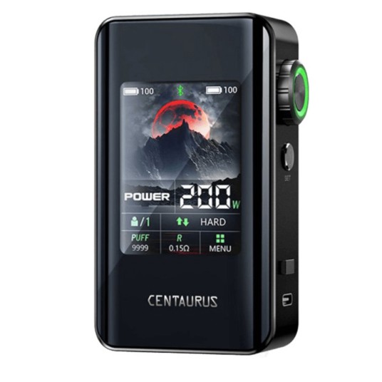 BOX MOD LOST VAPE Centaurus BT200 Black Carbon -zdjęcie numer 1