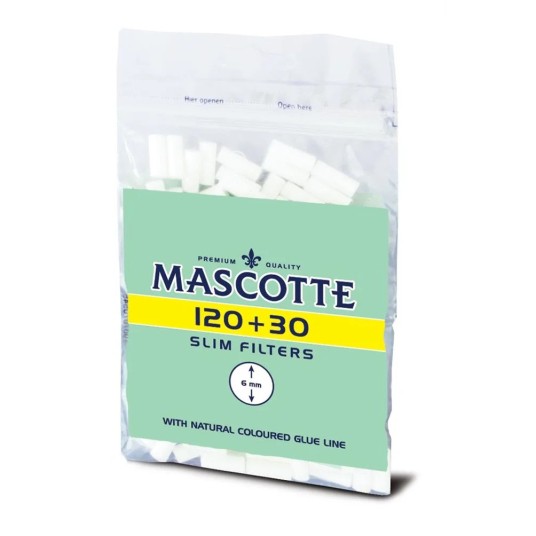 Filtry MASCOTTE Slim 6mm 150szt -zdjęcie numer 1