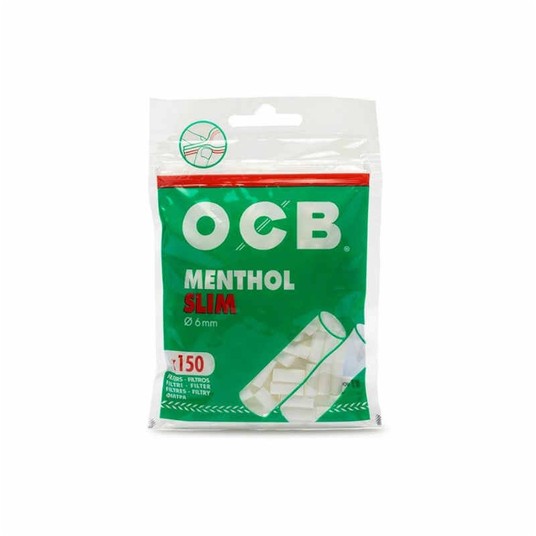Filtry OCB Slim Menthol 6mm 150szt -zdjęcie numer 1