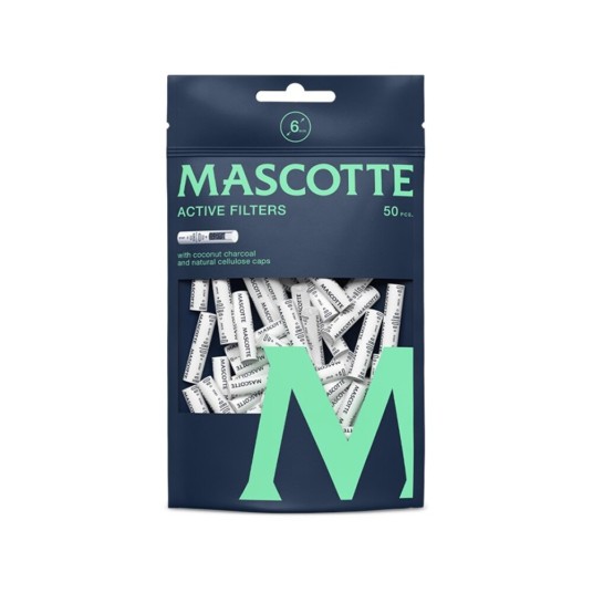 Filtry Węglowe Active Mascotte 6mm 50szt -zdjęcie numer 1
