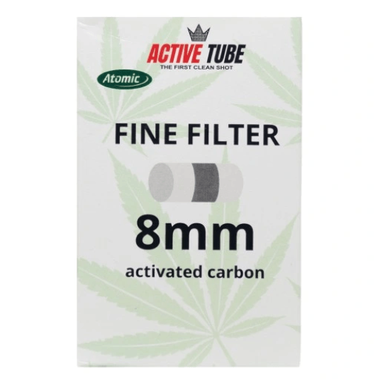 Filtry Z Węglem Aktywnym Active Tube 100szt 8mm -zdjęcie numer 2