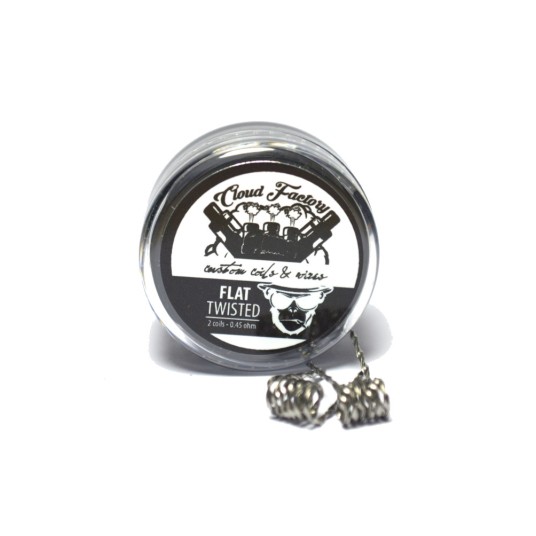 Grzałka CLOUD FACTORY Flat Twisted 0.45ohm 2szt. -zdjęcie numer 1