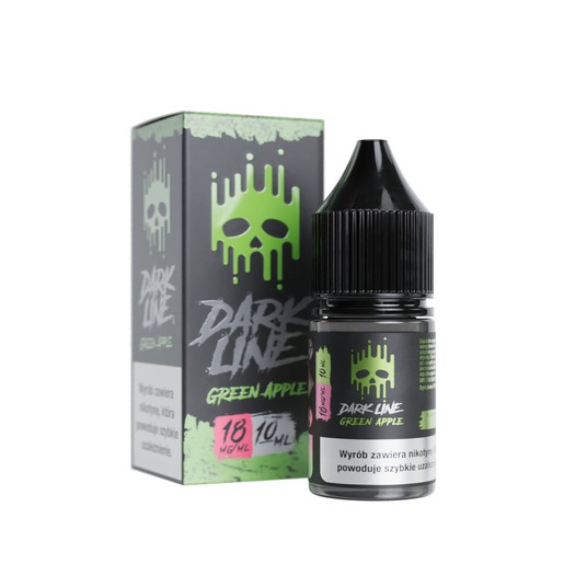 Liquid DARK LINE 10ml Green Apple 18mg -zdjęcie numer 1