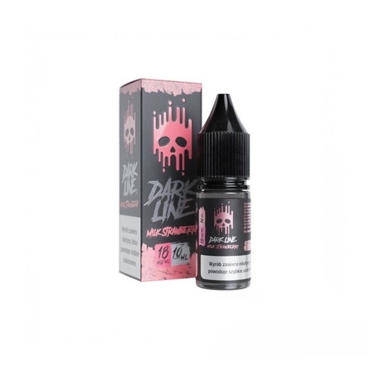 Liquid DARK LINE 10ml Milk Strawberry 18mg -zdjęcie numer 1