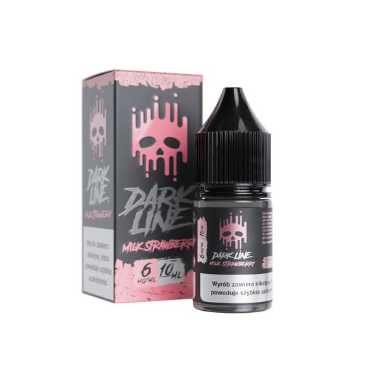 Liquid DARK LINE 10ml Milk Strawberry 6mg -zdjęcie numer 1