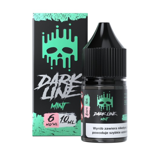 Liquid DARK LINE 10ml Mint 6mg -zdjęcie numer 1