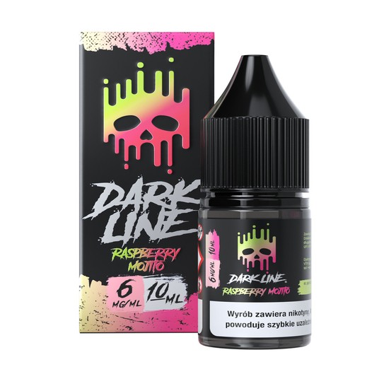 Liquid DARK LINE 10ml Raspberry Mojito 6mg -zdjęcie numer 1