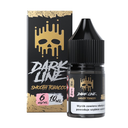 Liquid DARK LINE 10ml Smooth Tobacco 6mg -zdjęcie numer 1