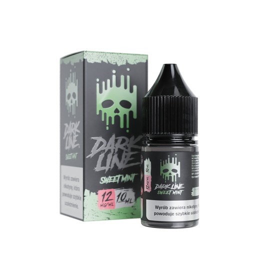 Liquid DARK LINE 10ml Sweet Mint 12mg -zdjęcie numer 1