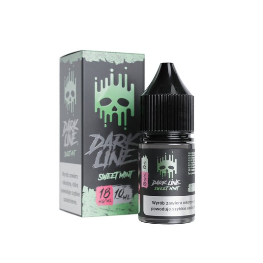 Liquid DARK LINE 10ml Sweet Mint 18mg -zdjęcie numer 1
