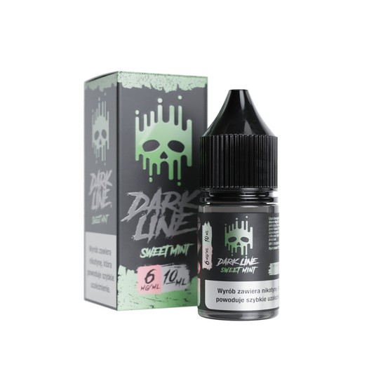 Liquid DARK LINE 10ml Sweet Mint 6mg -zdjęcie numer 1