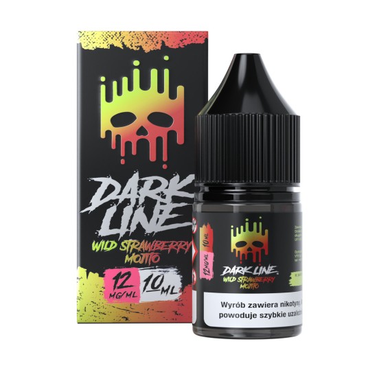 Liquid DARK LINE 10ml Wild Strawberrry Mojito 12mg -zdjęcie numer 1