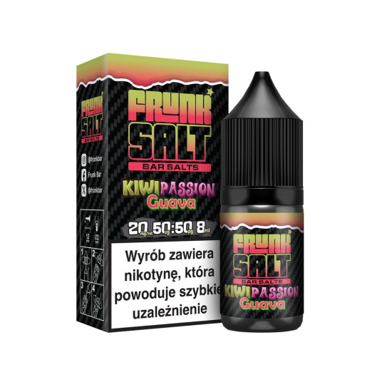 Liquid FRUNK Salt 8ml 20mg Kiwi Passion Guava -zdjęcie numer 1
