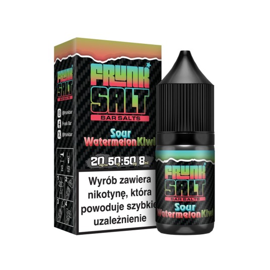 Liquid FRUNK Salt 8ml 20mg Sour Watermelon Kiwi -zdjęcie numer 1