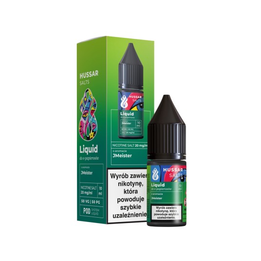 Liquid Hussar Salt 20mg 10ml JMeister -zdjęcie numer 1