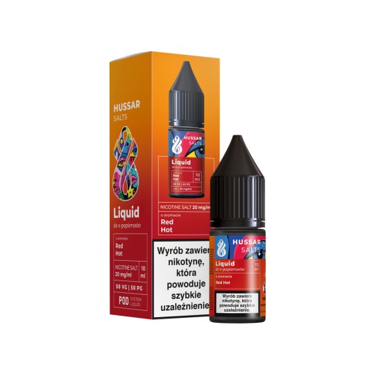 Liquid Hussar Salt 20mg 10ml Red Hot -zdjęcie numer 1