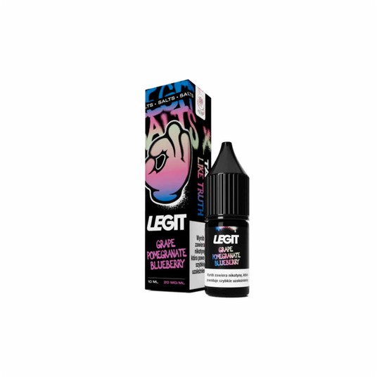 Liquid LEGIT Salt 10ml Grape Pomegranate Blueberry -zdjęcie numer 1