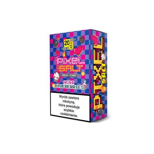 Liquid PIXEL SALT 10ml 20mg Acai Blueberries 2026 -zdjęcie numer 1