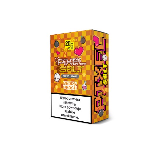 Liquid PIXEL SALT 10ml 20mg Berry Peach 2026 -zdjęcie numer 1