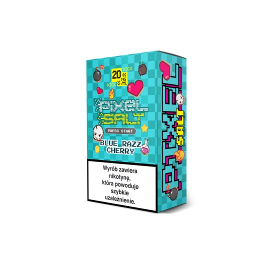Liquid PIXEL SALT 10ml 20mg Blue Razz Cherry 2026 -zdjęcie numer 1