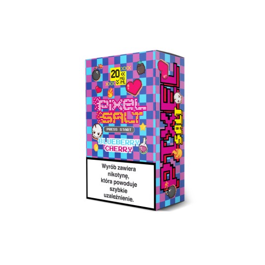 Liquid PIXEL SALT 10ml 20mg Blueberry Cherry 2026 -zdjęcie numer 1