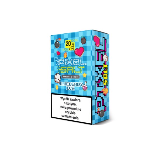 Liquid PIXEL SALT 10ml 20mg Blueberry Ice 2026 -zdjęcie numer 1