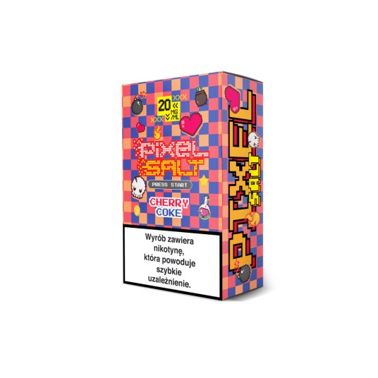 Liquid PIXEL SALT 10ml 20mg Cherry Coke 2026 -zdjęcie numer 1