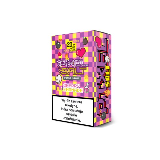 Liquid PIXEL SALT 10ml 20mg Cherry Lemonade 2026 -zdjęcie numer 1