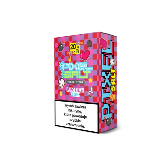 Liquid PIXEL SALT 10ml 20mg Lychee Ice 2026 -zdjęcie numer 1