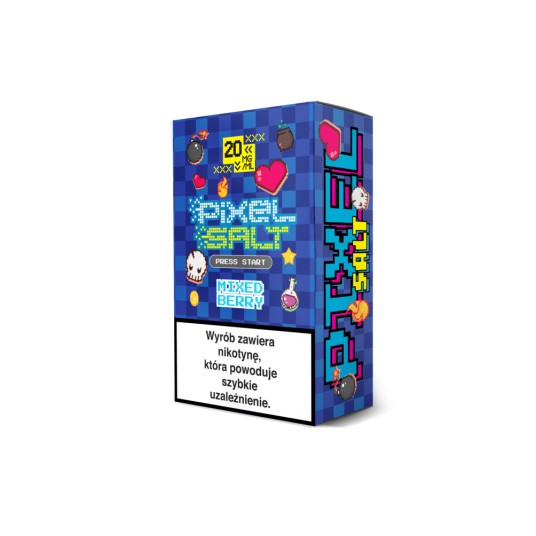 Liquid PIXEL SALT 10ml 20mg Mixed Berry 2026 -zdjęcie numer 1