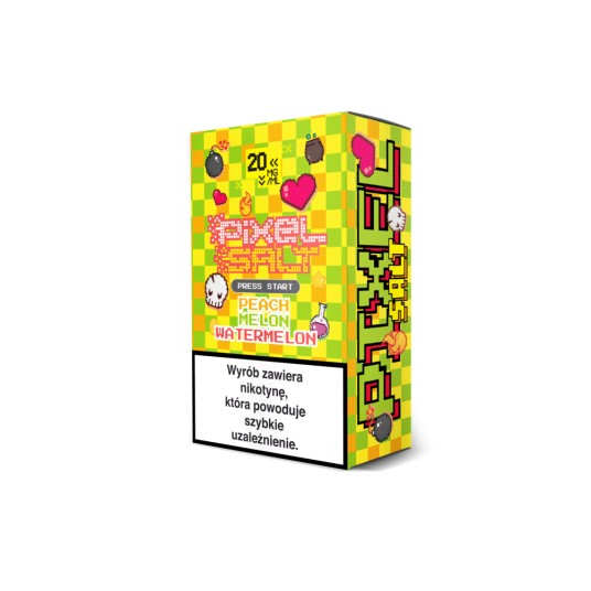 Liquid PIXEL SALT 10ml 20mg Peach Melon Water 2026 -zdjęcie numer 1