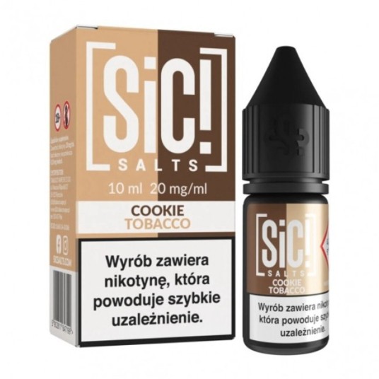Liquid SIC! DUPLEX 10ml - Cookie Tobacco 20mg 2026 -zdjęcie numer 1