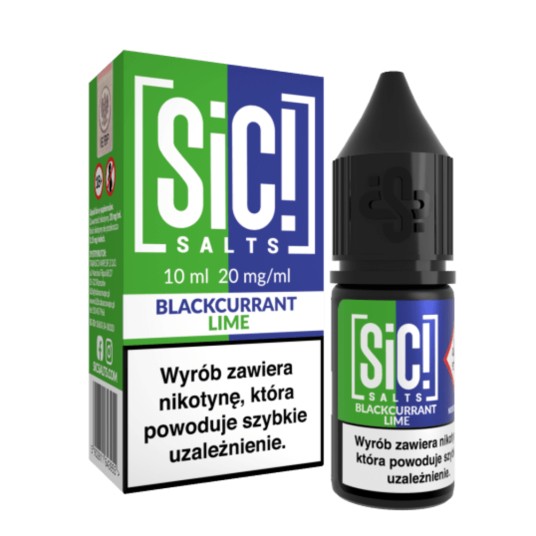 Liquid SIC! DUPLEX - Blackcurrant Lime 20mg 2026 -zdjęcie numer 1