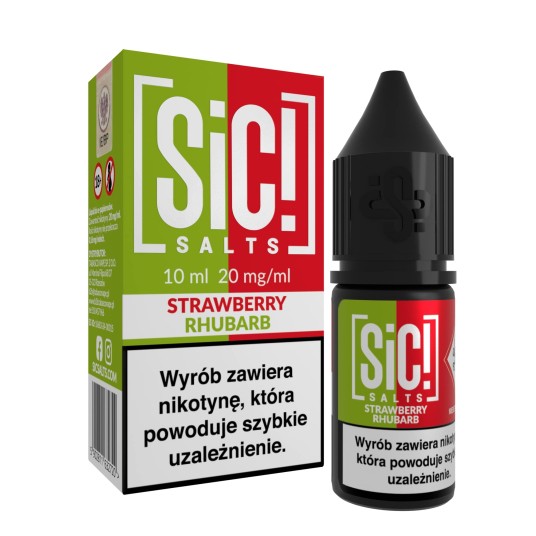 Liquid SIC! DUPLEX - Strawberry Rhubarb 20mg 2026 -zdjęcie numer 1
