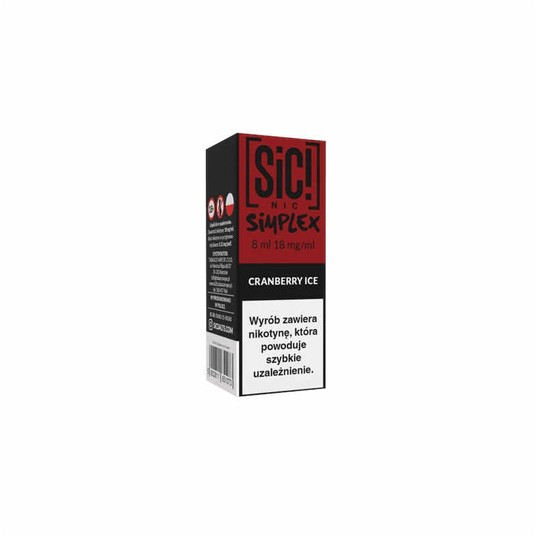 Liquid SIC! NIC 8ml Cranberry Ice 18mg -zdjęcie numer 1