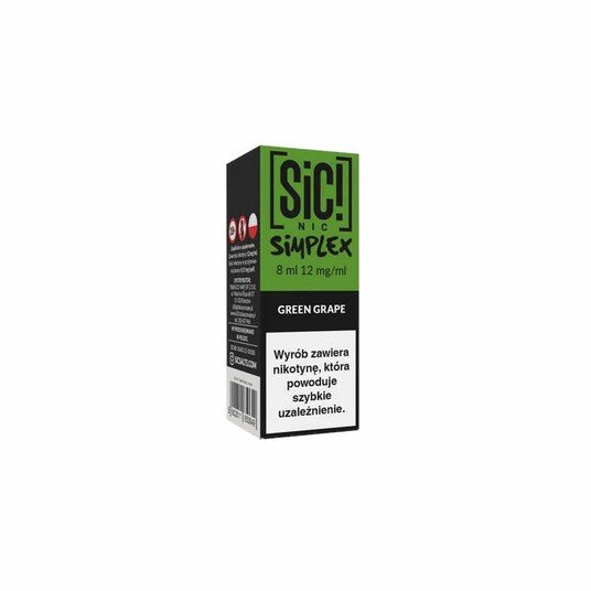 Liquid SIC! NIC 8ml Green Grape Ice 12mg -zdjęcie numer 1