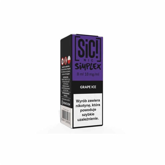 Liquid SIC! NIC 8ml Green Grape Ice 18mg -zdjęcie numer 1