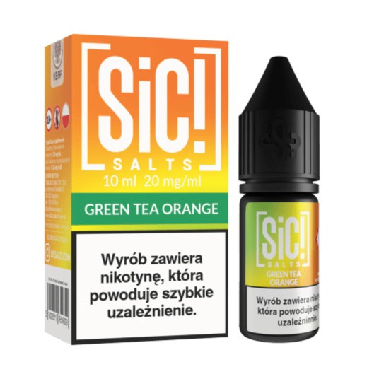 Liquid SIC! THEA - Green Tea Orange 20mg -zdjęcie numer 1