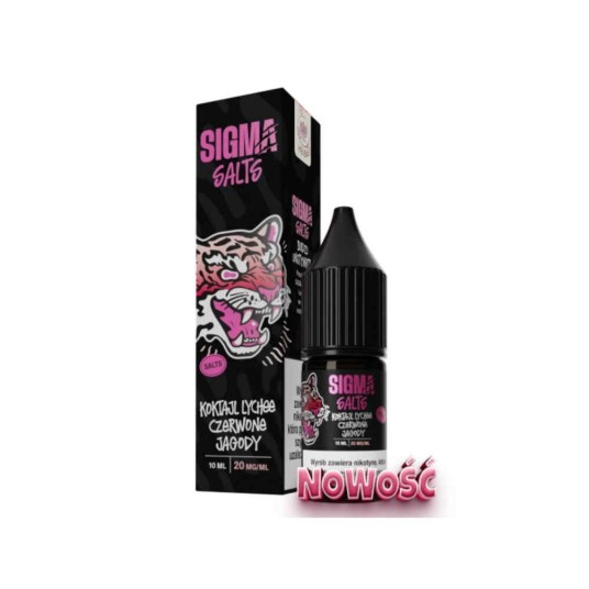 Liquid SIGMA Salts 10ml 20mg Koktajl Lychee Czerwo -zdjęcie numer 1